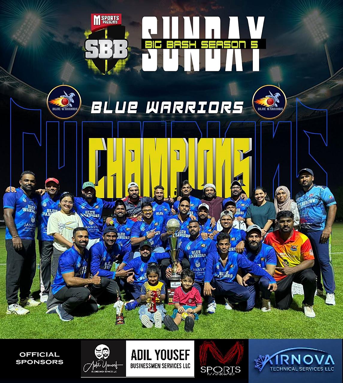 Sunday Big Bash S6 champions